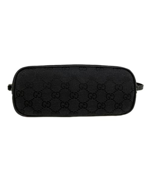 GUCCI（グッチ）GUCCI (グッチ) GGキャンバス アクセサリーポーチ ブラックの古着・服飾アイテム
