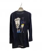 CHROME HEARTS×MATTY BOYクロムハーツ×マッティーボーイ）の古着「バックプリントロングスリーブカットソー」｜ブラック