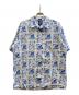 reyn spooner（レイン スプナー）の古着「LOS ANGELES DODGERS ALOHA SHIRT」｜ホワイト×ブルー