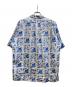reyn spooner (レイン スプナー) mister cartoon (ミスター・カートゥーン) LOS ANGELES DODGERS ALOHA SHIRT ホワイト×ブルー サイズ:XL：15000円