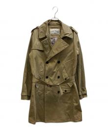 SEVESKIG（セヴシグ）の古着「PVC加工BONDING TRENCH COAT / JK-SV-LA-1014」｜ブラウン