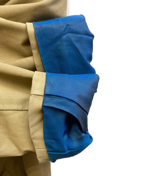 SEVESKIG（セヴシグ）SEVESKIG (セヴシグ) PVC加工BONDING TRENCH COAT / JK-SV-LA-1014 ブラウン サイズ:Mの古着・服飾アイテム