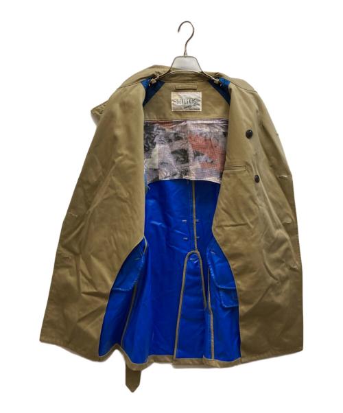 SEVESKIG（セヴシグ）SEVESKIG (セヴシグ) PVC加工BONDING TRENCH COAT / JK-SV-LA-1014 ブラウン サイズ:Mの古着・服飾アイテム