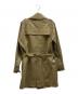 SEVESKIG (セヴシグ) PVC加工BONDING TRENCH COAT / JK-SV-LA-1014 ブラウン サイズ:M：7000円