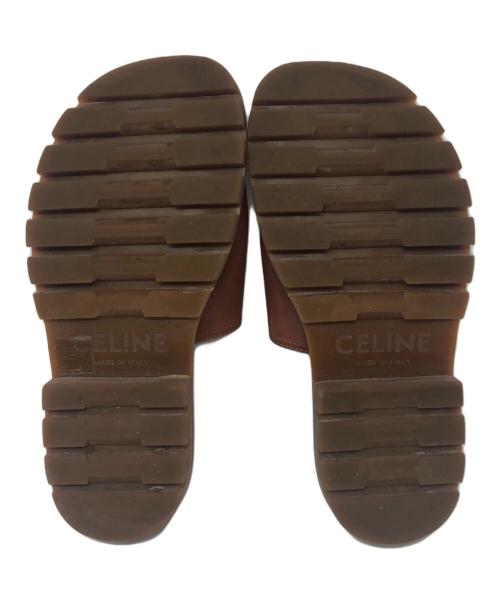CELINE（セリーヌ）CELINE (セリーヌ) トリオンスライドサンダル ベージュ サイズ:36の古着・服飾アイテム