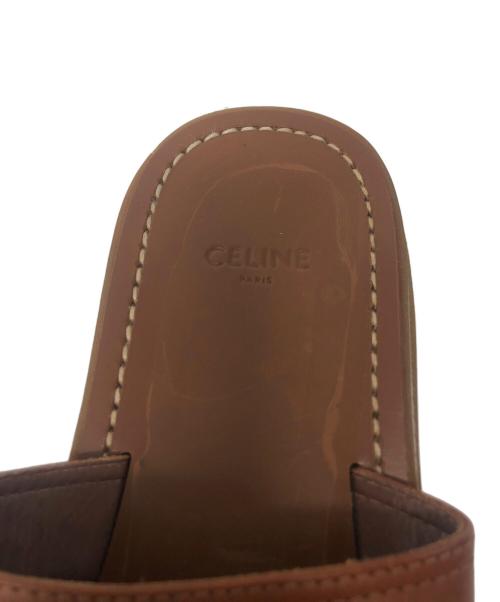 CELINE（セリーヌ）CELINE (セリーヌ) トリオンスライドサンダル ベージュ サイズ:36の古着・服飾アイテム