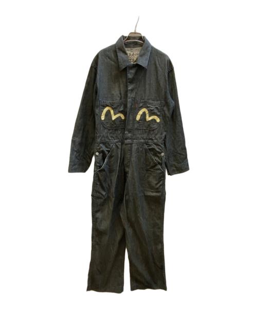 EVISU（エヴィス）EVISU (エヴィス) デニムオールインワン インディゴ サイズ:40の古着・服飾アイテム