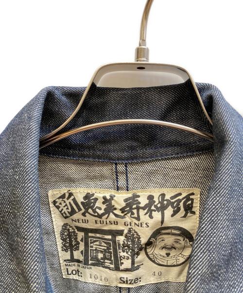 EVISU（エヴィス）EVISU (エヴィス) デニムオールインワン インディゴ サイズ:40の古着・服飾アイテム