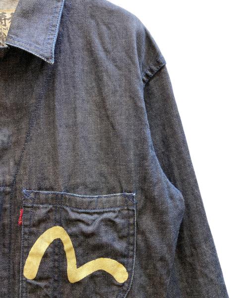 EVISU（エヴィス）EVISU (エヴィス) デニムオールインワン インディゴ サイズ:40の古着・服飾アイテム