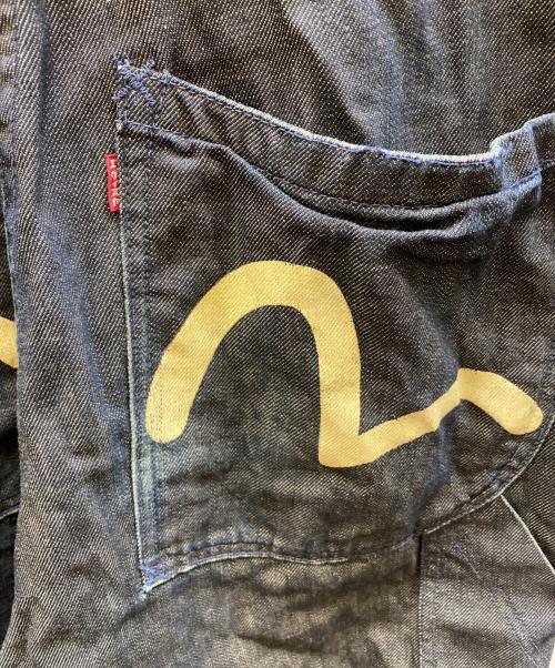 EVISU（エヴィス）EVISU (エヴィス) デニムオールインワン インディゴ サイズ:40の古着・服飾アイテム