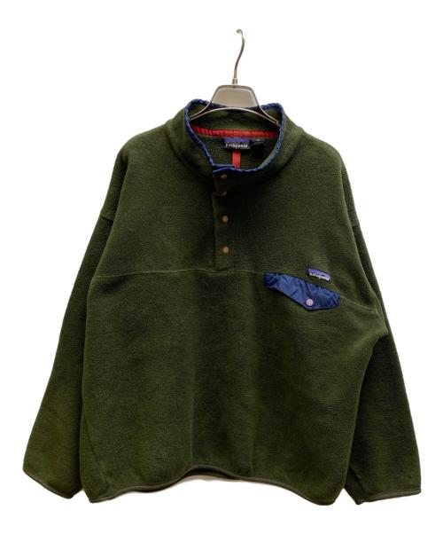 Patagonia（パタゴニア）Patagonia (パタゴニア) シンチラ・スナップT・プルオーバー グリーン サイズ:XLの古着・服飾アイテム