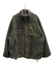 THE NORTHFACE PURPLELABEL（ザ・ノースフェイス パープルレーベル）の古着「Wool Boa Fleece Field Jacket」｜グリーン