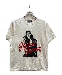 Hysteric Glamour（ヒステリックグラマー）の古着「LEATHER WOMAN Tシャツ/02251CT53」｜ブラック