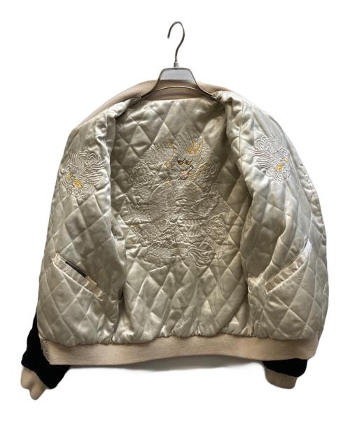 PINK DRAGON（ピンクドラゴン）PINK DRAGON (ピンクドラゴン) ベロアリバーシブルスカジャン ブラック サイズ:-の古着・服飾アイテム