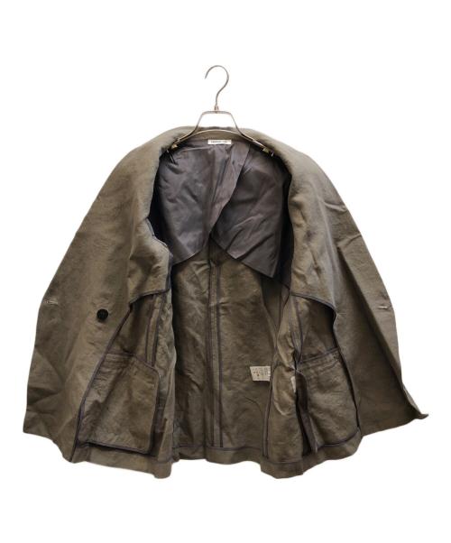 EVERYDAY I LIKE.（エヴリデイ アイ ライク）EVERYDAY I LIKE. (エヴリデイ アイ ライク) Linen Essential ジャケット オリーブ サイズ:36の古着・服飾アイテム