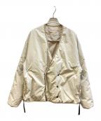 meanswhileミーンズワイル）の古着「PADDING DOUBLE-BREASTED CARDIGAN」｜アイボリー