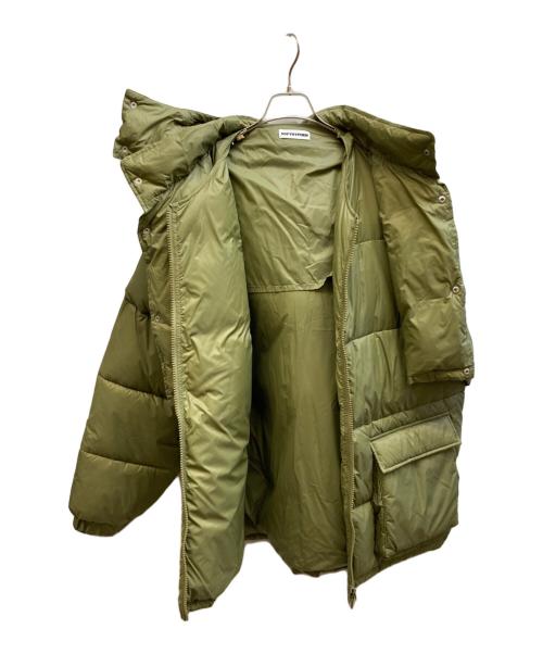 SOFTHYPHEN（ソフトハイフン）SOFTHYPHEN (ソフトハイフン) LAYER FRONT PUFFER JACKET グリーン サイズ:02-04の古着・服飾アイテム