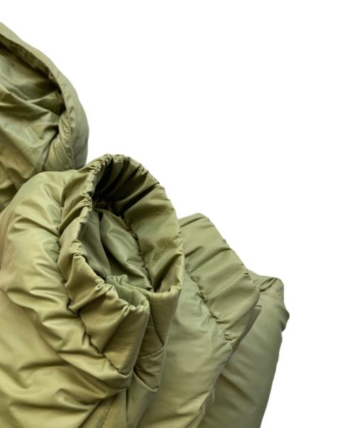 SOFTHYPHEN（ソフトハイフン）SOFTHYPHEN (ソフトハイフン) LAYER FRONT PUFFER JACKET グリーン サイズ:02-04の古着・服飾アイテム