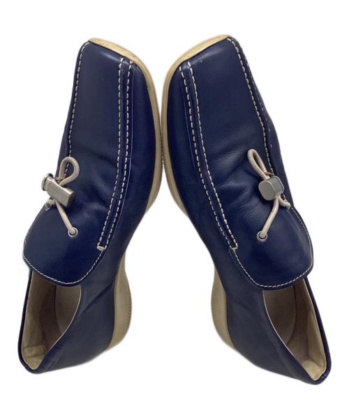 PRADA SPORTS（プラダスポーツ）PRADA SPORTS (プラダスポーツ) デッキシューズ ネイビー サイズ:25.5cmの古着・服飾アイテム