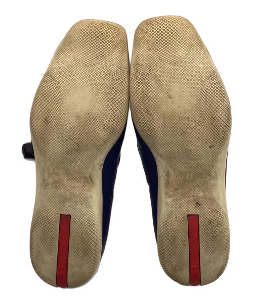 PRADA SPORTS（プラダスポーツ）PRADA SPORTS (プラダスポーツ) デッキシューズ ネイビー サイズ:25.5cmの古着・服飾アイテム