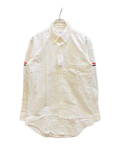 THOM BROWNE. NEW YORK（トムブラウン ニューヨーク）THOM BROWNE. NEW YORK (トムブラウン ニューヨーク) ボタンダウンシャツ ホワイト サイズ:2 未使用品の古着・服飾アイテム