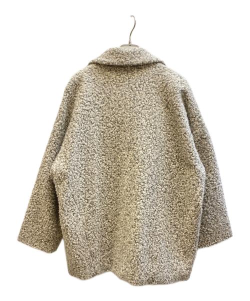 nairo（ナイロ）nairo (ナイロ) ブークレボリュームショートコート グレー サイズ:FREEの古着・服飾アイテム
