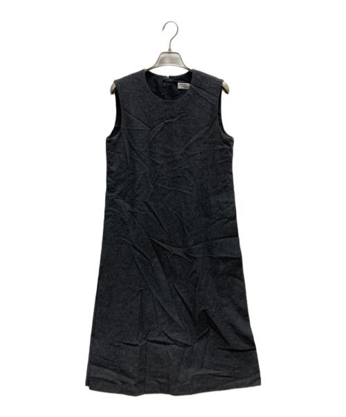 ROBE DE CHAMBRE COMME DES GARCONS（ローブドシャンブル コムデギャルソン）ROBE DE CHAMBRE COMME DES GARCONS (ローブドシャンブル コムデギャルソン) ウールノースリーブワンピース グレー サイズ:-の古着・服飾アイテム