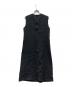 ROBE DE CHAMBRE COMME DES GARCONS (ローブドシャンブル コムデギャルソン) ウールノースリーブワンピース グレー サイズ:-：8000円