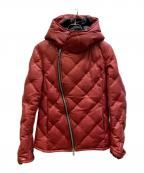 ISAMU KATAYAMA BACKLASHイサムカタヤマ・バックラッシュ）の古着「カンガルーレザーダウンジャケット」｜レッド