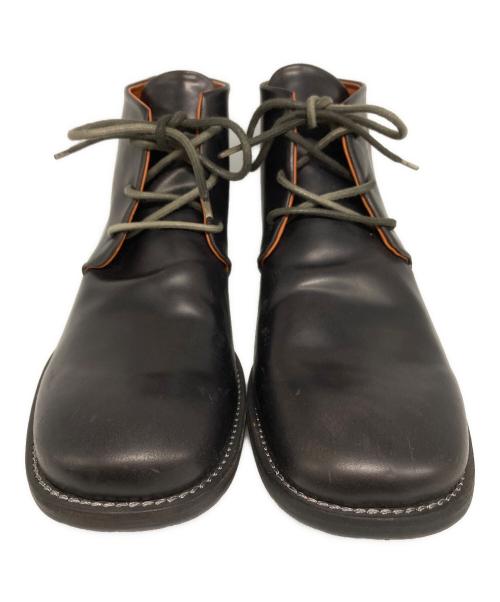 incarnation（インカーネーション）incarnation (インカーネーション) CORDOVAN 3holes chacker boots ブラック サイズ:42の古着・服飾アイテム
