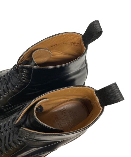 berwick（バーウィック）berwick (バーウィック) 630ROMLBK レースアップブーツ ブラック サイズ:7 1/2の古着・服飾アイテム