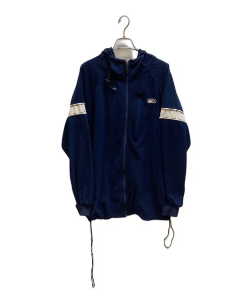 stussy（ステューシー）stussy (ステューシー) 90'sフーデッドジャケット ネイビー サイズ:Lの古着・服飾アイテム