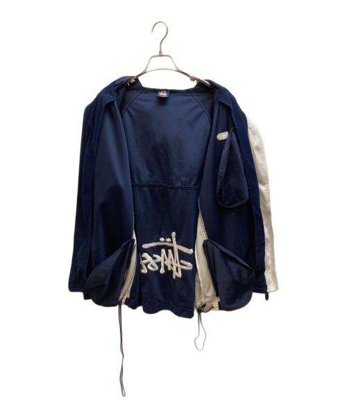 stussy（ステューシー）stussy (ステューシー) 90'sフーデッドジャケット ネイビー サイズ:Lの古着・服飾アイテム