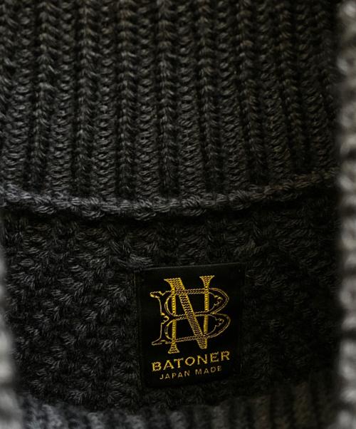 BATONER（バトナ―）BATONER (バトナ―) シグネチャータートルネックニット ネイビー サイズ:2の古着・服飾アイテム