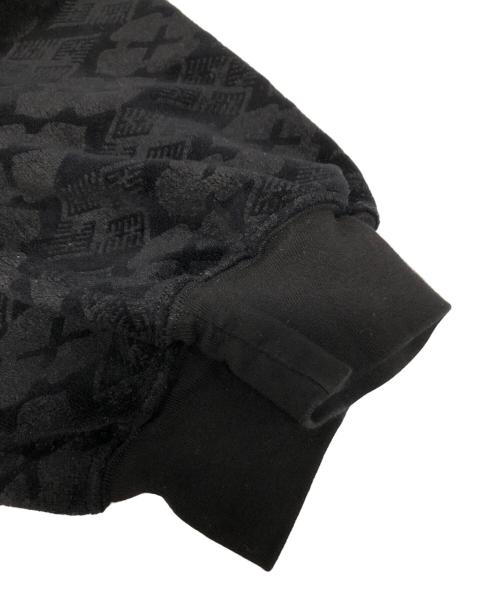 BUDSPOOL（バッズプール）BUDSPOOL (バッズプール) GAKKIN (ガッキン) 花罰家紋 VELOUR L/S TEE ブラック サイズ:XLの古着・服飾アイテム