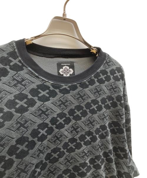 BUDSPOOL（バッズプール）BUDSPOOL (バッズプール) GAKKIN (ガッキン) 花罰家紋 VELOUR L/S TEE ブラック×グリーン サイズ:XLの古着・服飾アイテム