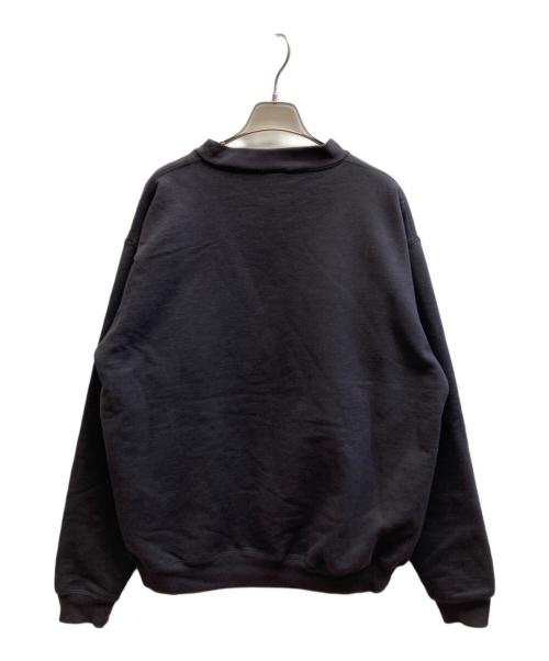 CarHartt（カーハート）CarHartt (カーハート) ロゴ刺繍 クルーネックスウェット ブラック サイズ:LARGEの古着・服飾アイテム