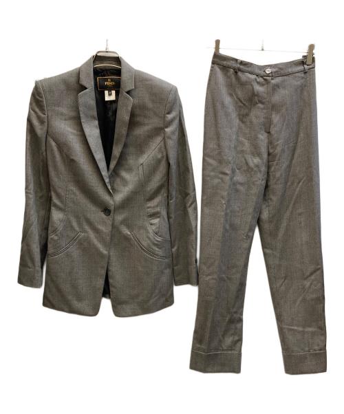 FENDI 365（フェンディ）FENDI 365 (フェンディ) シングルボタンセットアップスーツ グレー サイズ:40の古着・服飾アイテム