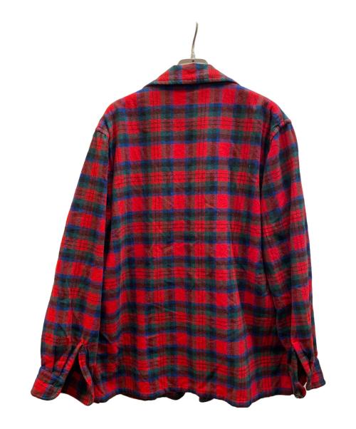 PENDLETON（ペンドルトン）PENDLETON (ペンドルトン) ボートシャツ レッド サイズ:Lの古着・服飾アイテム