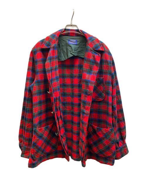 PENDLETON（ペンドルトン）PENDLETON (ペンドルトン) ボートシャツ レッド サイズ:Lの古着・服飾アイテム