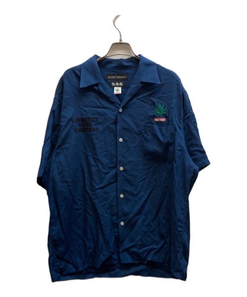 WACKO MARIA（ワコマリア）WACKO MARIA (ワコマリア) 半袖シャツ/舐達麻 24SS ブルー サイズ:XLの古着・服飾アイテム