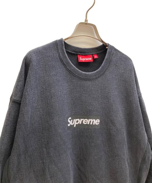 SUPREME（シュプリーム）SUPREME (シュプリーム) Washed Box Logo Crewneck ブラック サイズ:XLargeの古着・服飾アイテム