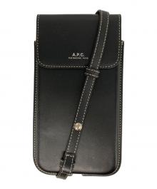 A.P.C.（アーペーセー）の古着「スマホケース」｜ブラック