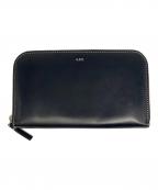A.P.C.アーペーセー）の古着「ラウンドジップ長財布」｜ブラック