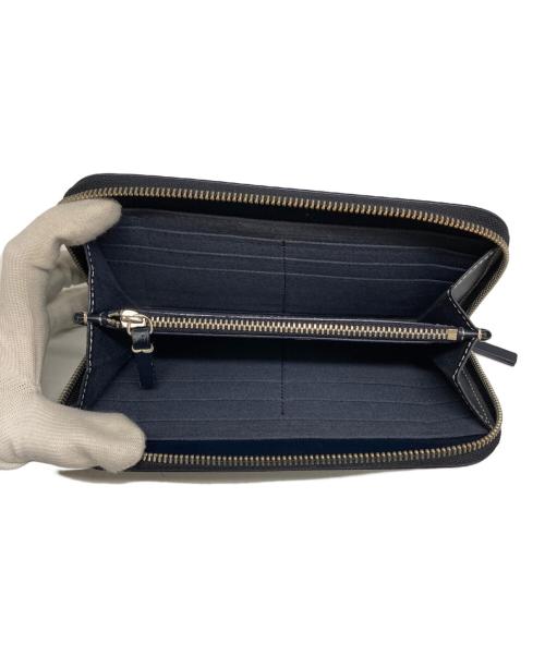 A.P.C.（アーペーセー）A.P.C. (アーペーセー) ラウンドジップ長財布 ブラックの古着・服飾アイテム