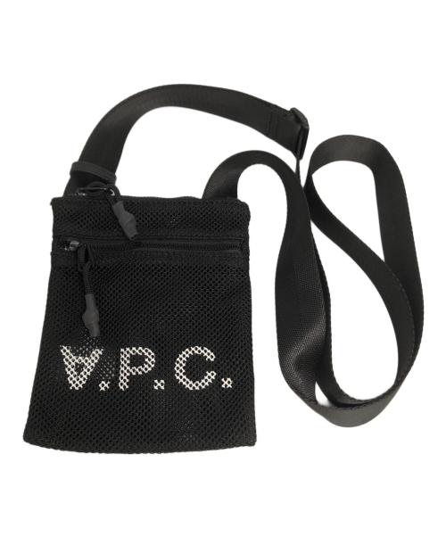 A.P.C.（アーペーセー）A.P.C. (アーペーセー) メッシュサコッシュ ブラックの古着・服飾アイテム