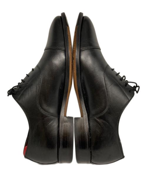 SCOTCH GRAIN（スコッチグレイン）SCOTCH GRAIN (スコッチグレイン) ストレートチップシューズ ブラック サイズ:25cmの古着・服飾アイテム