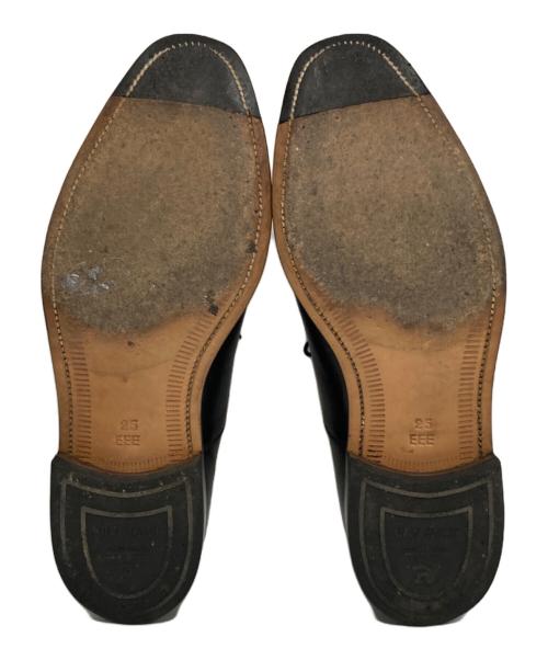 SCOTCH GRAIN（スコッチグレイン）SCOTCH GRAIN (スコッチグレイン) ストレートチップシューズ ブラック サイズ:25cmの古着・服飾アイテム