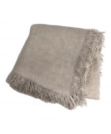 ASAUCE MELER（アソースメレ）の古着「大判ストール」｜ライトグレー