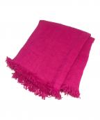 ASAUCE MELERアソースメレ）の古着「大判ストール」｜ショッキングピンク